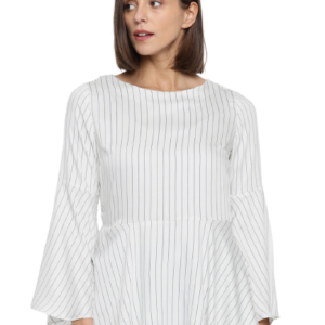 Allen Solly Women Striped A-Line Top