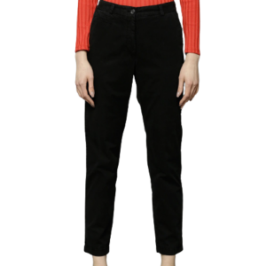 Marks & Spencer Women Black Solid Cropped Chinos