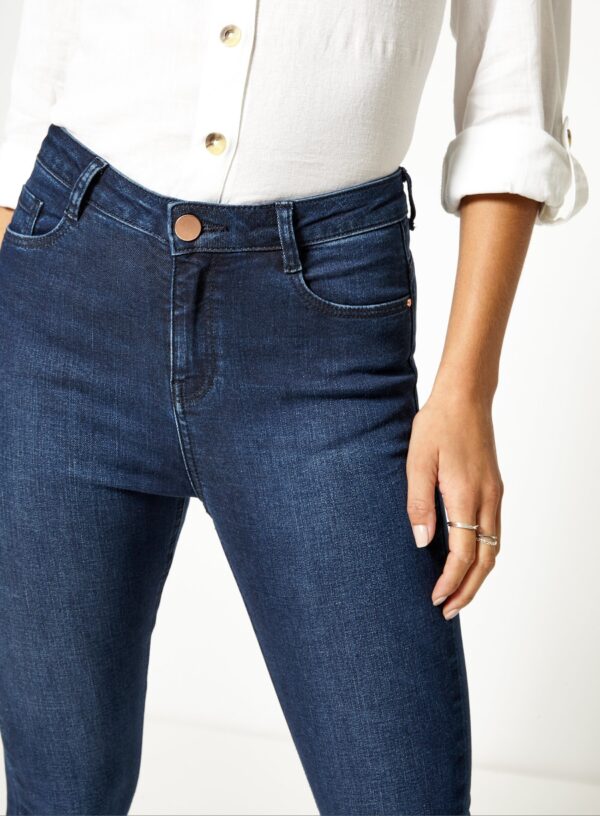 Indigo Shape And Lift Stretch Skinny Jeans