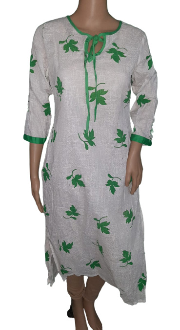 Libas white printed Kurti