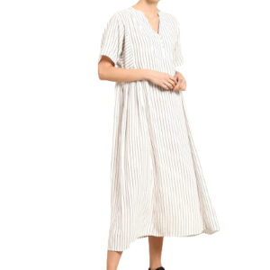 ether Women Striped A-Line Dress