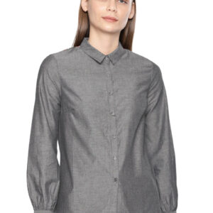 Chemistry Women  Embroidered Chambray Shirt