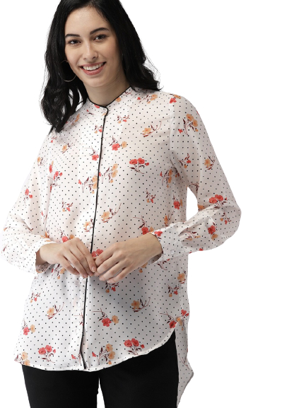 Mast & Harbour Women Regular Fit Printed Casual Shirt