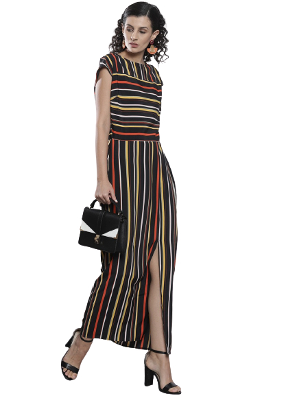 DOROTHY PERKINS Women Striped Maxi Dress