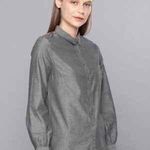 Chemistry Women Embroidered Chambray Shirt