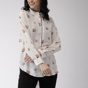 Mast & Harbour Women Regular Fit Printed Casual Shirt