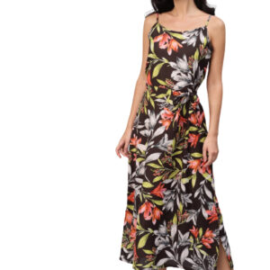 French Connection Women Floral Printed Fit and Flare Midi Dress