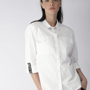 FOREVER 21 Women Regular Fit Solid Casual Shirt