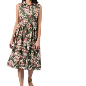 French Connection Women Floral Printed Fit and Flare Dress