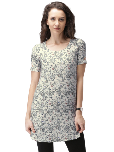 Mast & Harbour Printed Tunic Dress