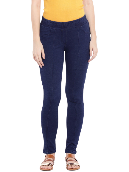 DressBerry Women Solid Denim Jeggings