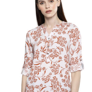 Chemistry Women Printed Shirt-Style Top