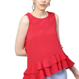 French Connection Women Solid A-Line Top