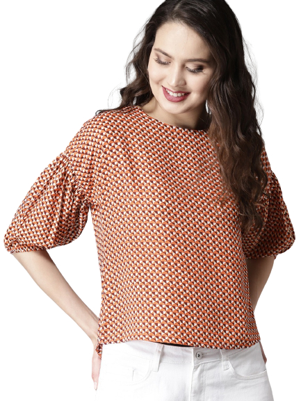 HERE&NOW Women Printed Top