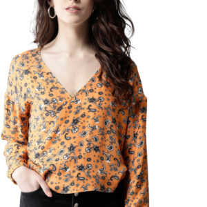 Moda Rapido Women Printed Wrap Top