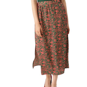 DressBerry Women Printed Midi A-Line Skirt