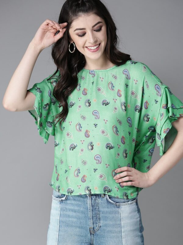 Moda Rapido Women Printed Boxy Top