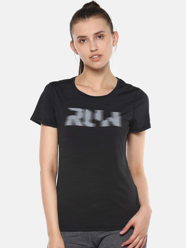 Reebok Women Printed Activchill Running T-Shirt