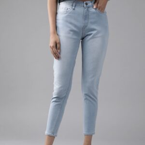 Roadster Women Skinny Fit Stretchable Cropped Jeans