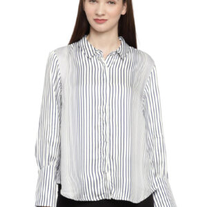 Allen Solly Women Regular Fit Striped Casual Shirt