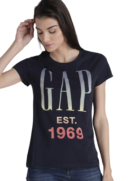 GAP Women Logo Graphic Crewneck T-Shirt