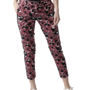 Mast & Harbour Women Regular Fit Printed Trousers