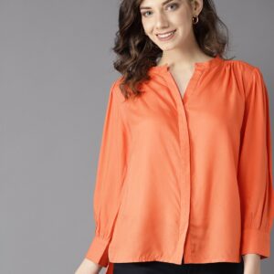 HERE&NOW Women Solid Casual Shirt