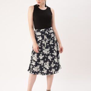 DressBerry Women Printed A-Line Skirt