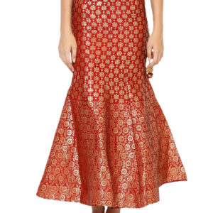 Juniper Jacquard Flared Maxi Skirt