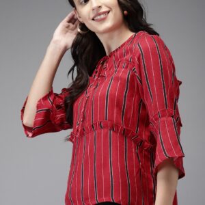 Moda Rapido Women Striped Top