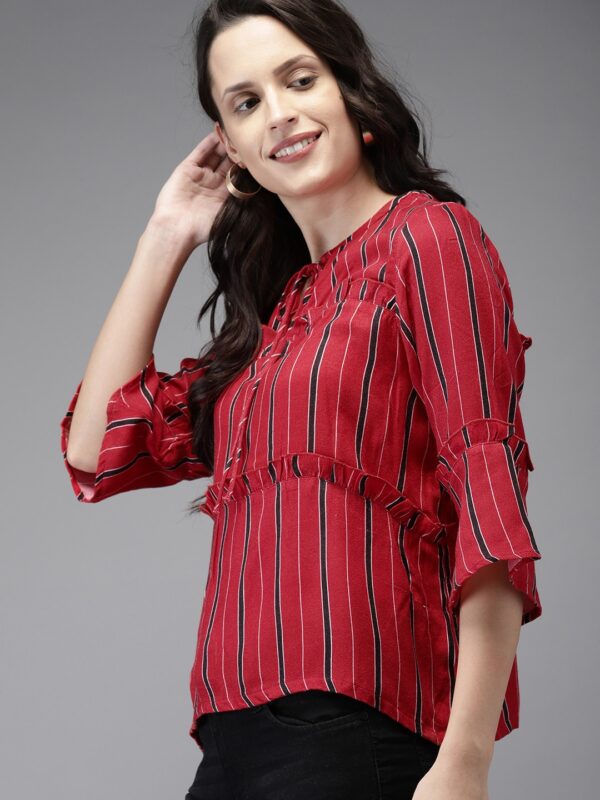 Moda Rapido Women Striped Top