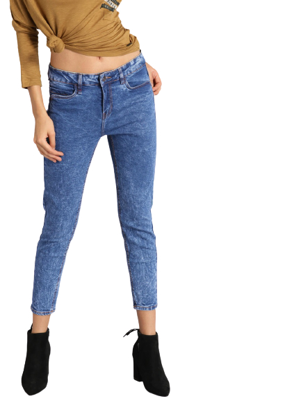 Roadster Women Skinny Fit Mid-Rise Clean Look Stretchable Jeans