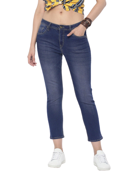 Roadster Women Skinny Fit Mid-Rise Clean Look Stretchable Jeans