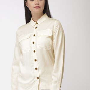 Marks & Spencer Women Regular Fit Solid Casual Shirt