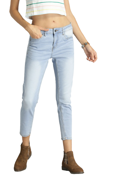 Roadster Women Skinny Fit Mid-Rise Clean Look Stretchable Jeans