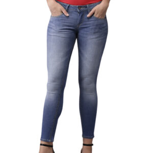 HERE&NOW Women Skinny Fit Mid-Rise Clean Look Stretchable Jeans