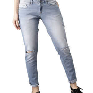 HERE&NOW Women Skinny Fit Mid-Rise Slash Knee Stretchable Jeans