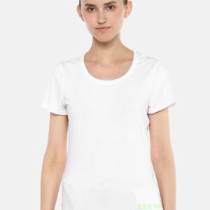 Reebok Women Solid Slim Fit Running OSR Elevated T-shirt