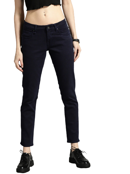 Roadster Women Slim Fit Mid-Rise Clean Look Stretchable Jeans