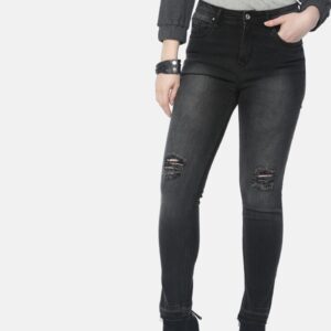 Roadster Women Skinny Fit Low Distress Stretchable Jeans