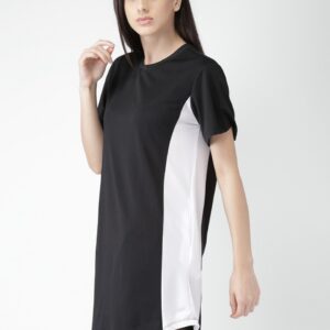 FOREVER 21 Women Colourblocked T-shirt Dress