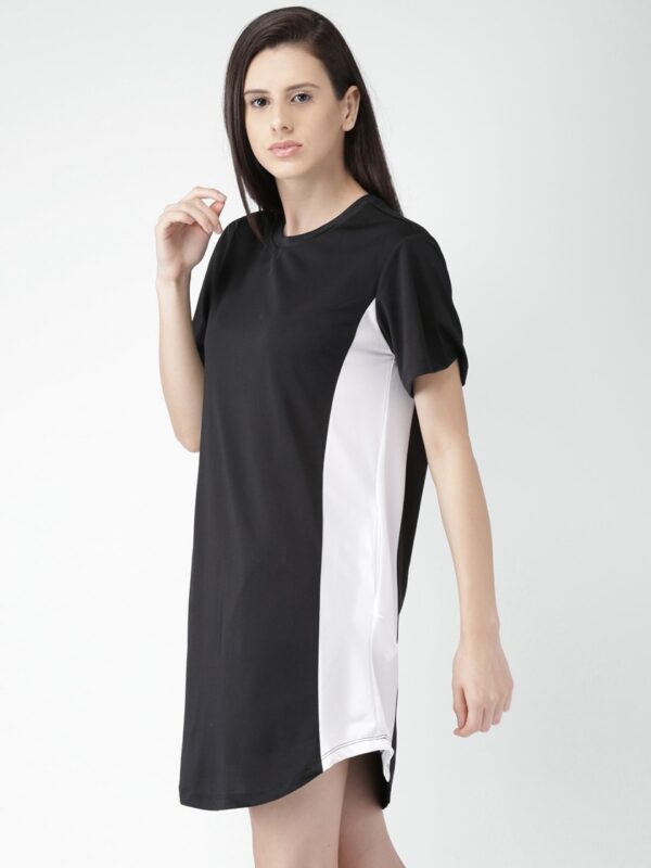 FOREVER 21 Women Colourblocked T-shirt Dress