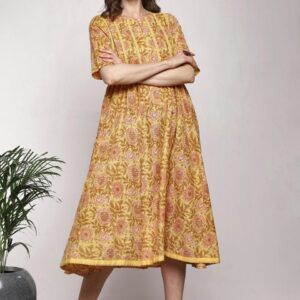 Sangria Women  Printed Anarkali Kurta