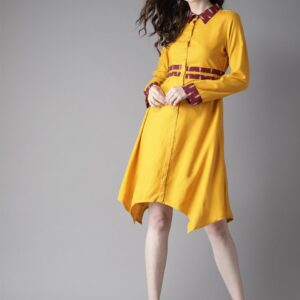 HERE&NOW Women Solid Shirt Dress