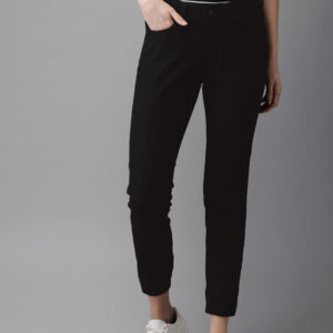 HERE&NOW Women Regular Fit Stretchable Cropped Jogger Jeans