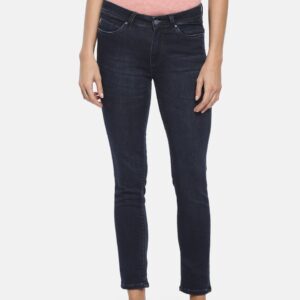 Allen Solly Woman Slim Fit Stretchable Cropped Jeans