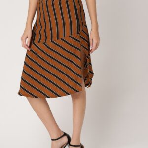 DressBerry Women Striped A-Line Skirt