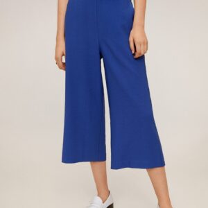 MANGO Women Regular Fit Solid Culottes