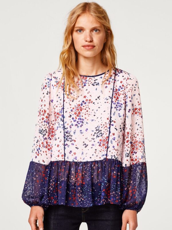 ESPRIT Women  Printed A-Line Top