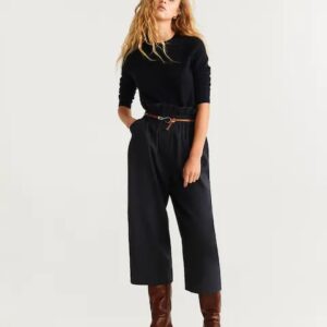 MANGO Women Ruched waist trousers